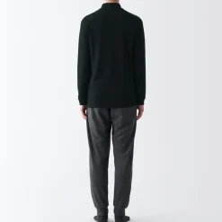 Discount Men's Warm Thick Cotton High Neck Long Sleeve T-Shirt Underwear & Undershirts