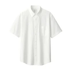 Fashion Men's Washed Broadcloth Short Sleeve Shirt Shirts & Polos