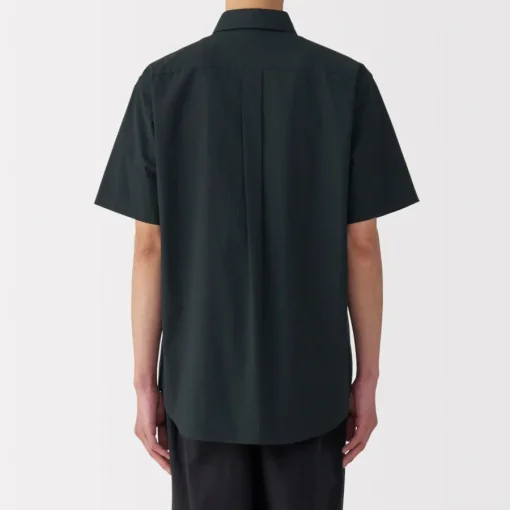 Fashion Men's Washed Broadcloth Short Sleeve Shirt Shirts & Polos