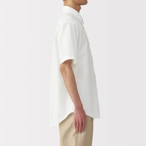 Fashion Men's Washed Broadcloth Short Sleeve Shirt Shirts & Polos