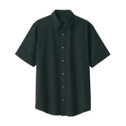 Fashion Men's Washed Broadcloth Short Sleeve Shirt Shirts & Polos
