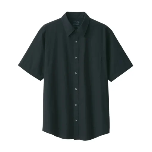 Fashion Men's Washed Broadcloth Short Sleeve Shirt Shirts & Polos
