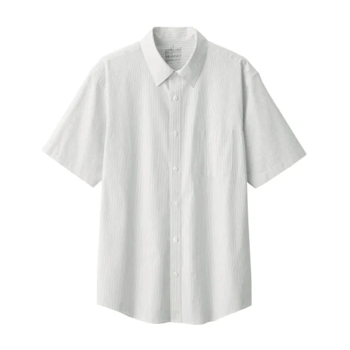 Best Men's Washed Broadcloth Short Sleeve Striped Shirt Shirts & Polos