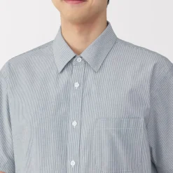 Best Men's Washed Broadcloth Short Sleeve Striped Shirt Shirts & Polos