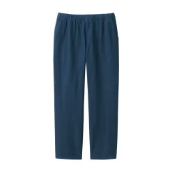 Fashion Men's Washed Denim Easy Pants - Denim