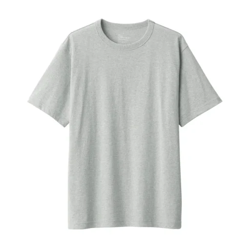 New Men's Washed Heavy Weight Crew Neck Short Sleeve T-Shirt T-Shirts