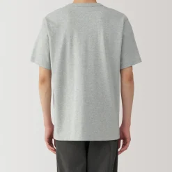 Hot Men's Washed Heavy Weight Crew Neck Short Sleeve T-Shirt T-Shirts