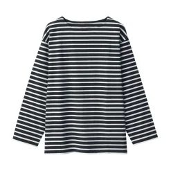 Hot Men's Washed Heavyweight Boat Neck 9/10 Sleeve T-Shirt T-Shirts
