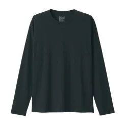 Sale Men's Washed Jersey Long Sleeves Crew Neck T-Shirt T-Shirts