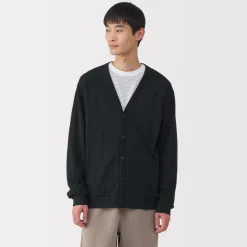 Discount Men's Washed Jersey V-Neck Cardigan Sweaters & Cardigans