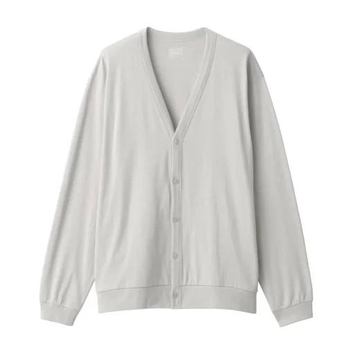 Discount Men's Washed Jersey V-Neck Cardigan Sweaters & Cardigans