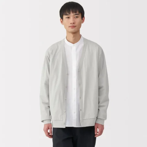 Discount Men's Washed Jersey V-Neck Cardigan Sweaters & Cardigans
