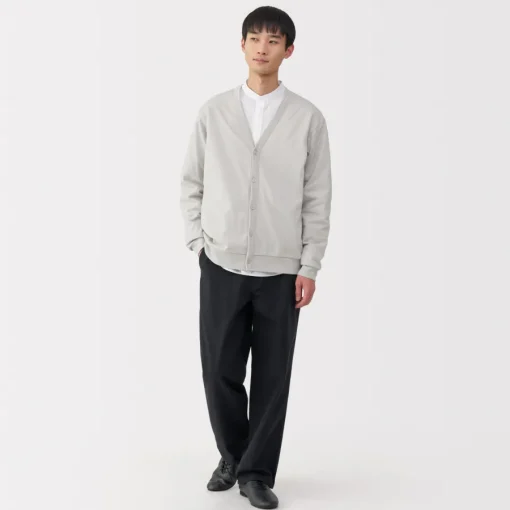 Discount Men's Washed Jersey V-Neck Cardigan Sweaters & Cardigans