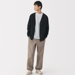 Discount Men's Washed Jersey V-Neck Cardigan Sweaters & Cardigans