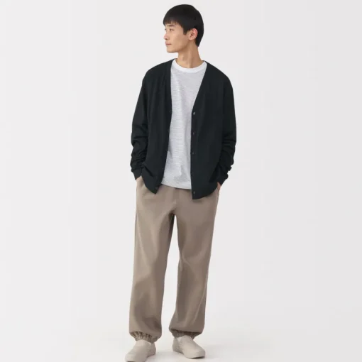 Discount Men's Washed Jersey V-Neck Cardigan Sweaters & Cardigans