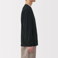 Discount Men's Washed Jersey V-Neck Cardigan Sweaters & Cardigans
