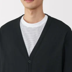 Discount Men's Washed Jersey V-Neck Cardigan Sweaters & Cardigans