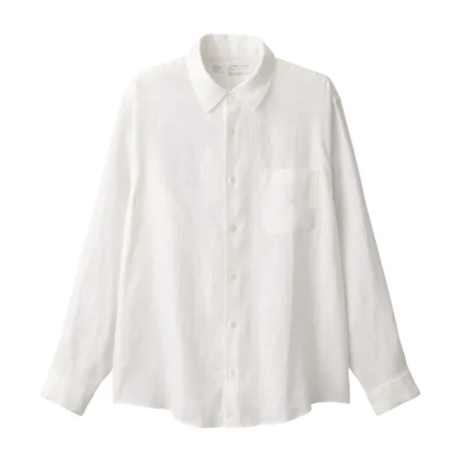 Online Men's Washed Linen Shirt Shirts & Polos