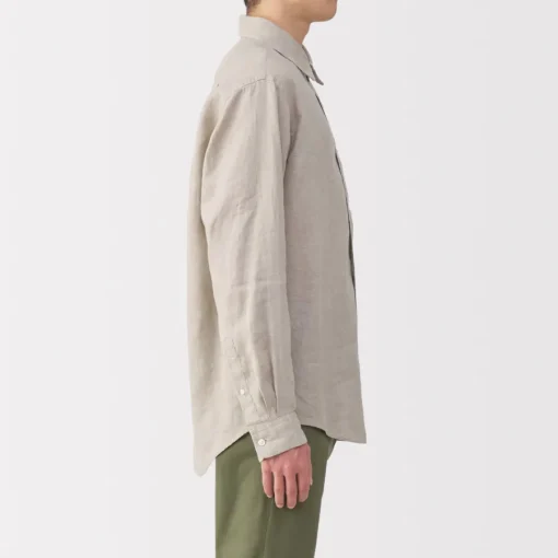Online Men's Washed Linen Shirt Shirts & Polos
