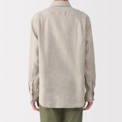 Online Men's Washed Linen Shirt Shirts & Polos