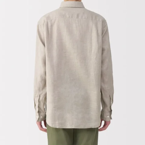 Online Men's Washed Linen Shirt Shirts & Polos
