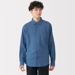 Online Men's Washed Linen Shirt Shirts & Polos