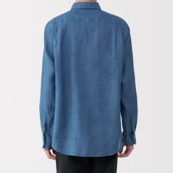 Online Men's Washed Linen Shirt Shirts & Polos