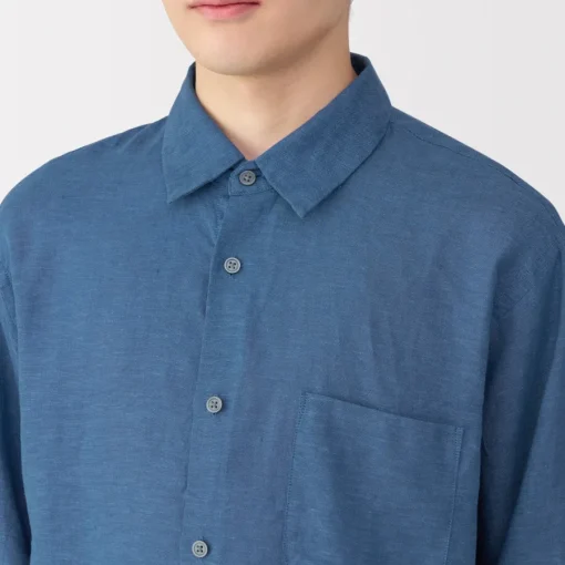 Online Men's Washed Linen Shirt Shirts & Polos