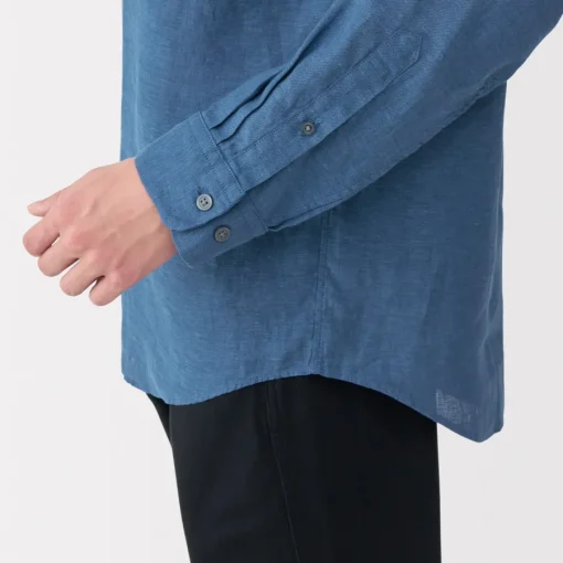 Online Men's Washed Linen Shirt Shirts & Polos