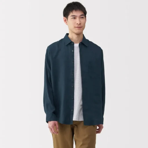 Online Men's Washed Linen Shirt Shirts & Polos