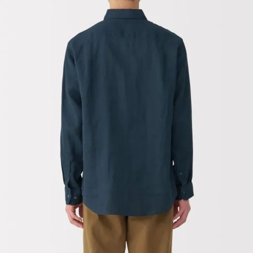 Online Men's Washed Linen Shirt Shirts & Polos