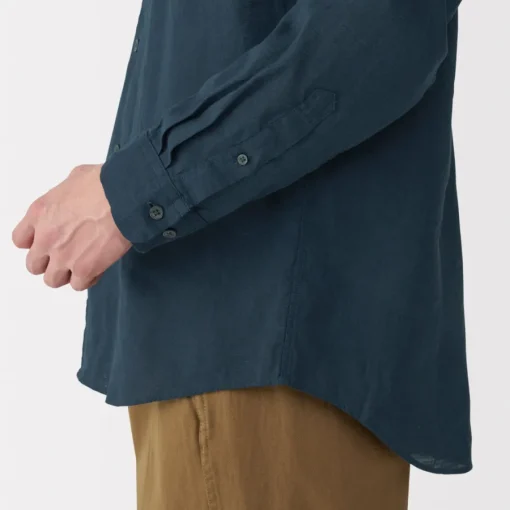 Online Men's Washed Linen Shirt Shirts & Polos