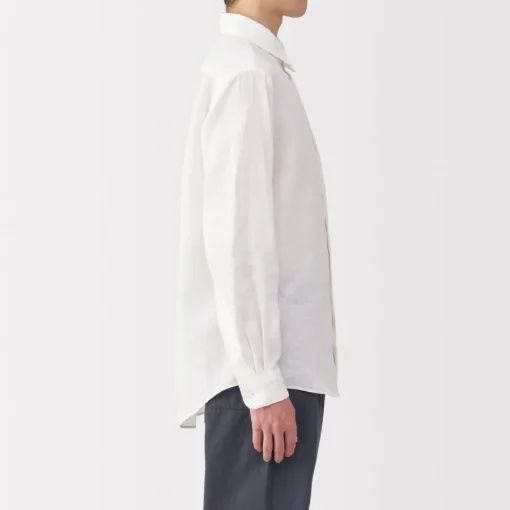 Online Men's Washed Linen Shirt Shirts & Polos