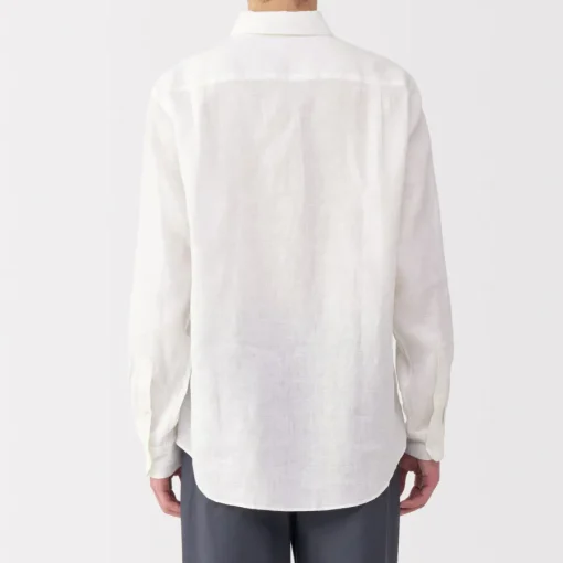 Online Men's Washed Linen Shirt Shirts & Polos