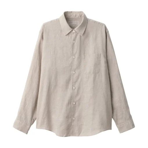 Online Men's Washed Linen Shirt Shirts & Polos