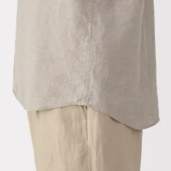 Online Men's Washed Linen Short Sleeve Shirt Shirts & Polos