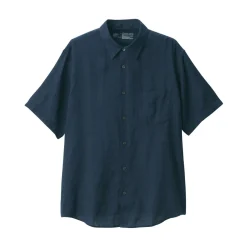 Online Men's Washed Linen Short Sleeve Shirt Shirts & Polos