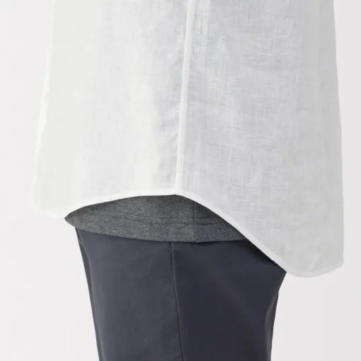 Online Men's Washed Linen Short Sleeve Shirt Shirts & Polos