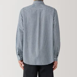 Fashion Men's Washed Oxford Button Down Long Sleeve Patterned Shirt Shirts & Polos