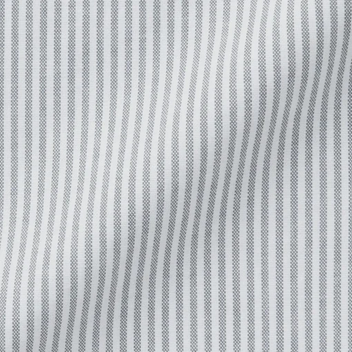 Fashion Men's Washed Oxford Button Down Long Sleeve Striped Shirt Shirts & Polos