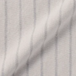 Best Men's Washed Oxford Stand Collar Long Sleeve Striped Shirt Shirts & Polos
