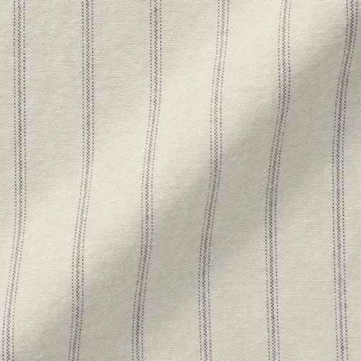 Best Men's Washed Oxford Stand Collar Long Sleeve Striped Shirt Shirts & Polos