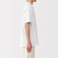 New Men's Washed Pique Short Sleeve Polo Shirt Shirts & Polos