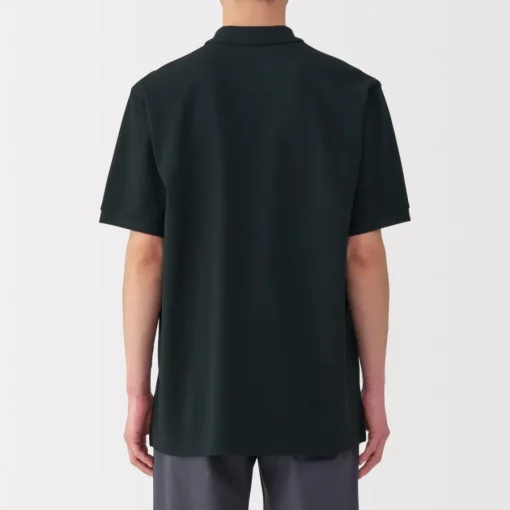 New Men's Washed Pique Short Sleeve Polo Shirt Shirts & Polos