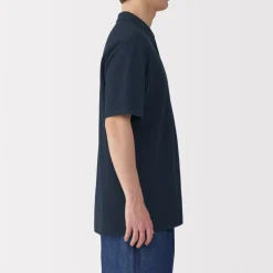 New Men's Washed Pique Short Sleeve Polo Shirt Shirts & Polos