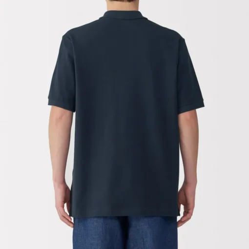 New Men's Washed Pique Short Sleeve Polo Shirt Shirts & Polos