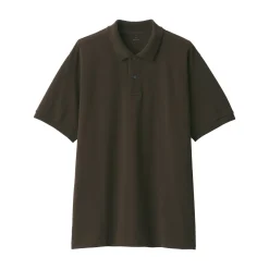 New Men's Washed Pique Short Sleeve Polo Shirt Shirts & Polos