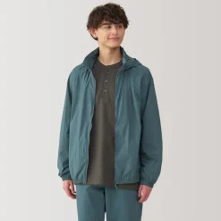 Online Men's Water Repellent Nylon Packable Windbreaker Pocketable Jackets