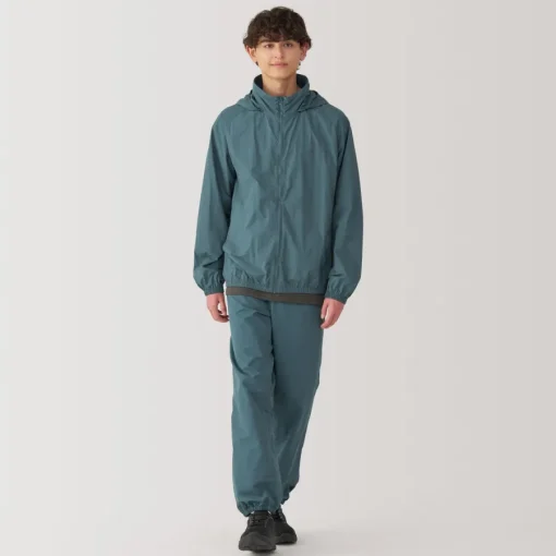 Online Men's Water Repellent Nylon Packable Windbreaker Pocketable Jackets