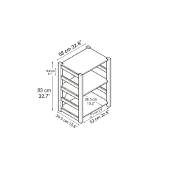 Online Pine Shelf Unit - Regular - Small Pine Shelving Units
